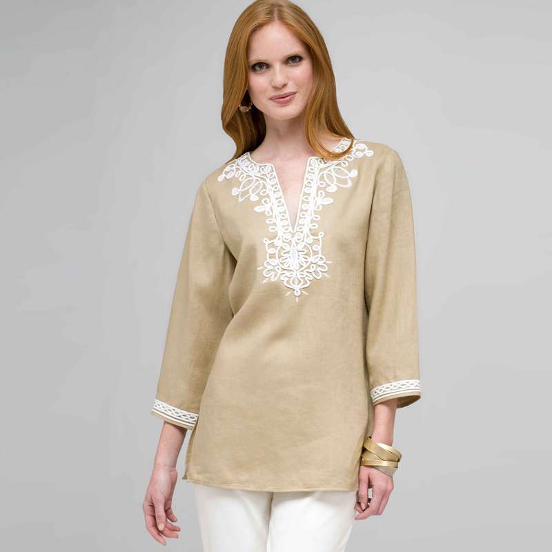 Camicia con manica 3/4, Tundra e neutro, large