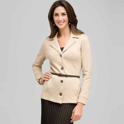 Gilet ceinturé, Chino, medium